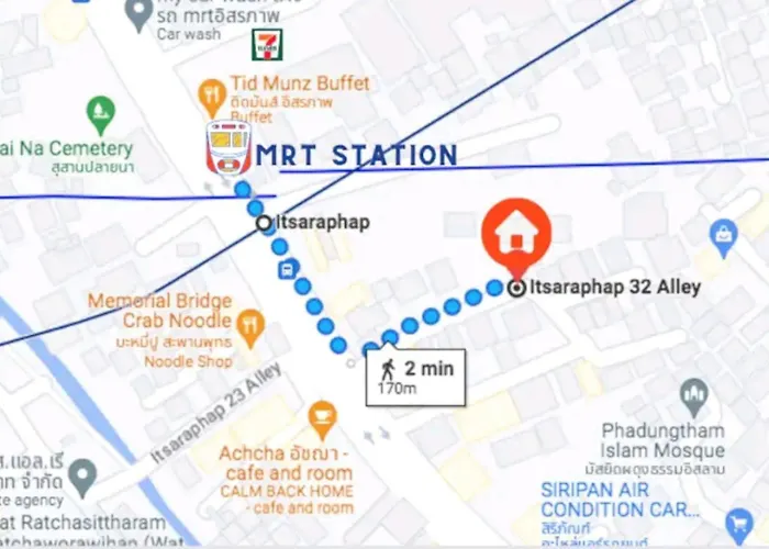Dahouse Next To Mrt Itsaraphap Exit1 度假居 曼谷